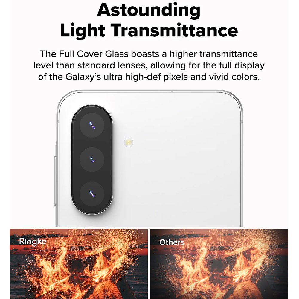 Picture of Samsung Galaxy A36  | Ringke Camera Full Covered Glass Protector for Samsung Galaxy A36 (2pcs)