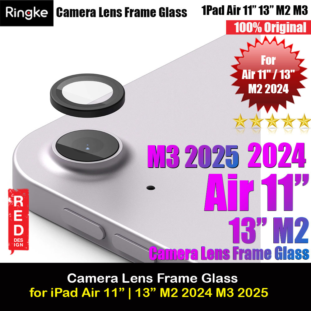 Picture of Ringke Camera Lens Frame Glass Protector with Easy Installation for iPad Air 11 2024 13 M2 M3 2025 (Black) Apple iPad Air 13  M2 2024- Apple iPad Air 13  M2 2024 Cases, Apple iPad Air 13  M2 2024 Covers, iPad Cases and a wide selection of Apple iPad Air 13  M2 2024 Accessories in Malaysia, Sabah, Sarawak and Singapore 