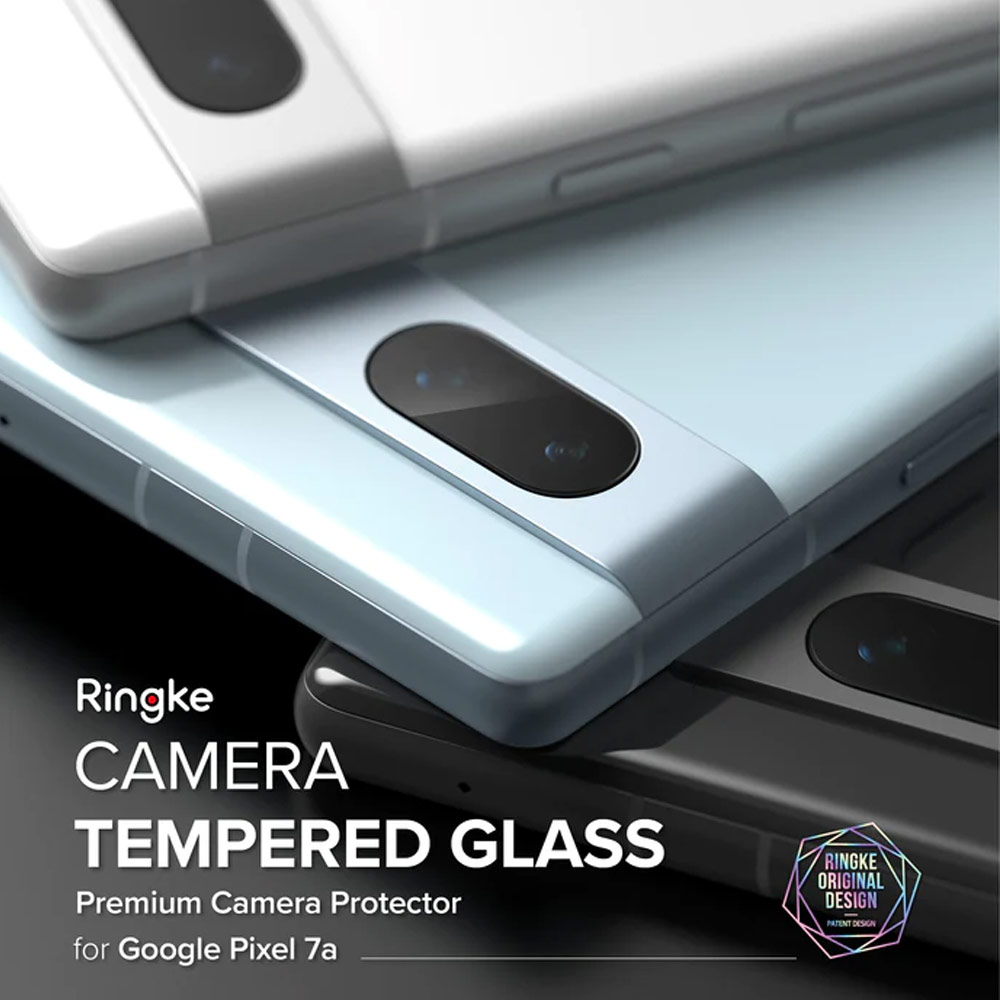 Picture of Google Pixel 7a  | Ringke Camera Protector Glass Tempered Glass for Google Pixel 7a (3pcs Pack)