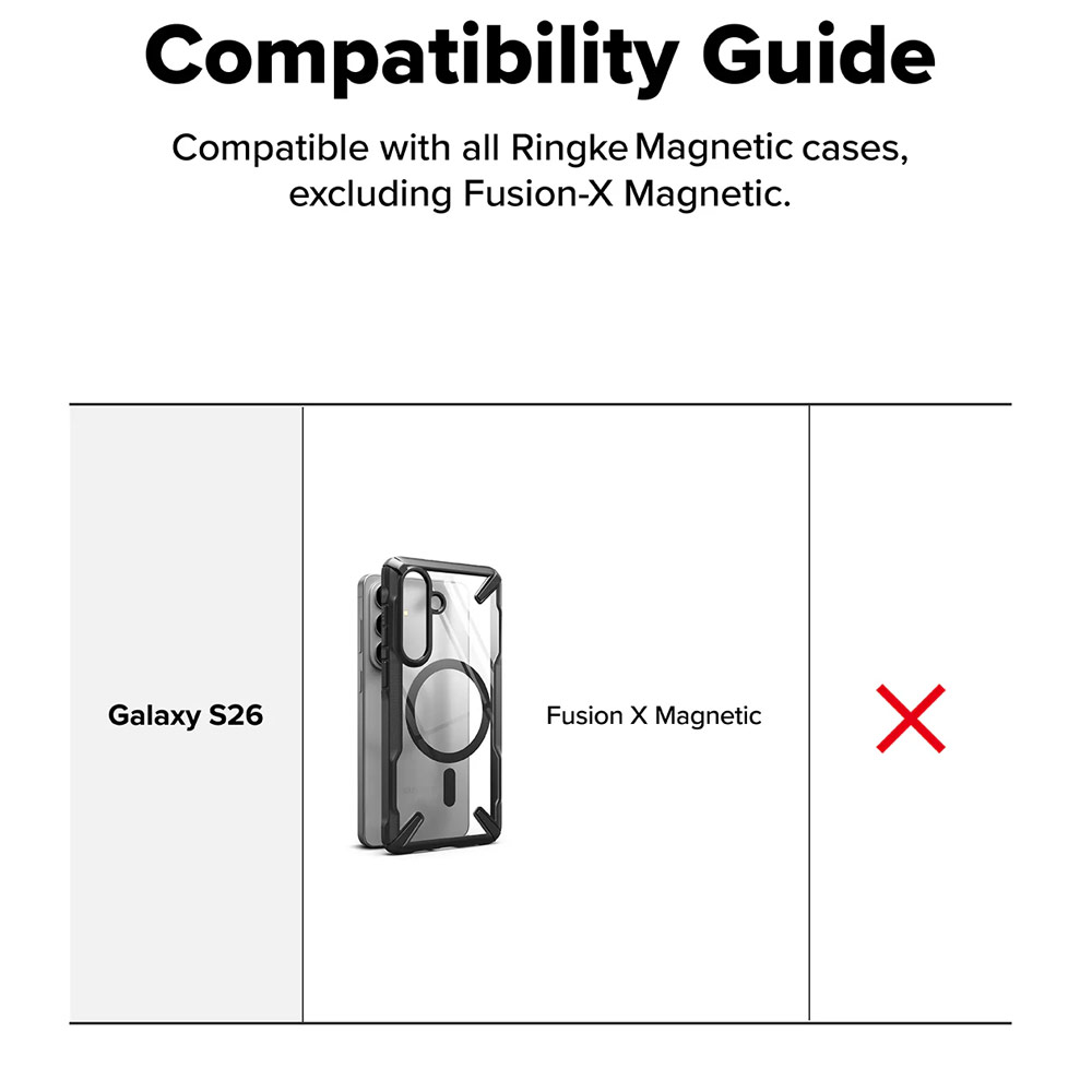 Picture of Samsung Galaxy S26  | Ringke Folio Grip Wallet Magnetic Flip Cover Card Holder for Samsung Galaxy S26 (Black)