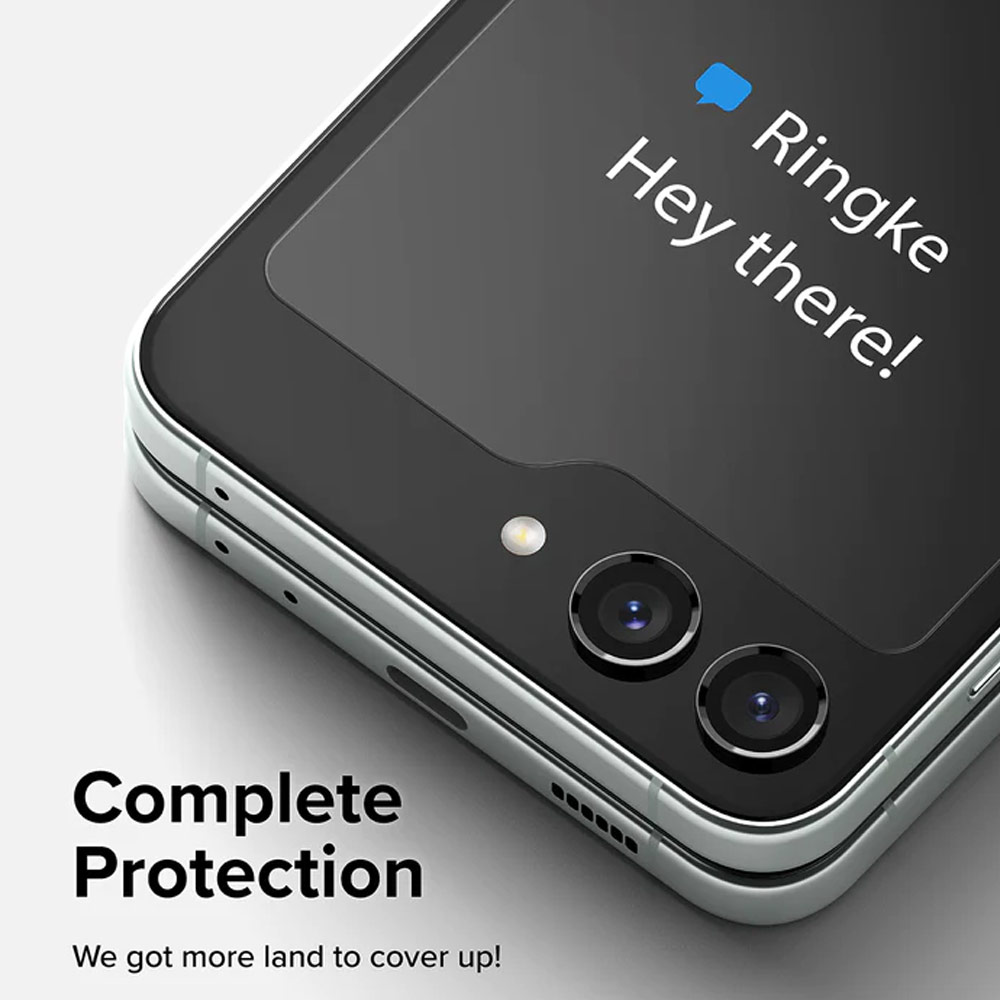 Picture of Samsung Galaxy Z Flip 5 | Ringke Front Cover Display Glass Tempered Glass Protector for Samsung Galaxy Z Flip 5 (2pcs)