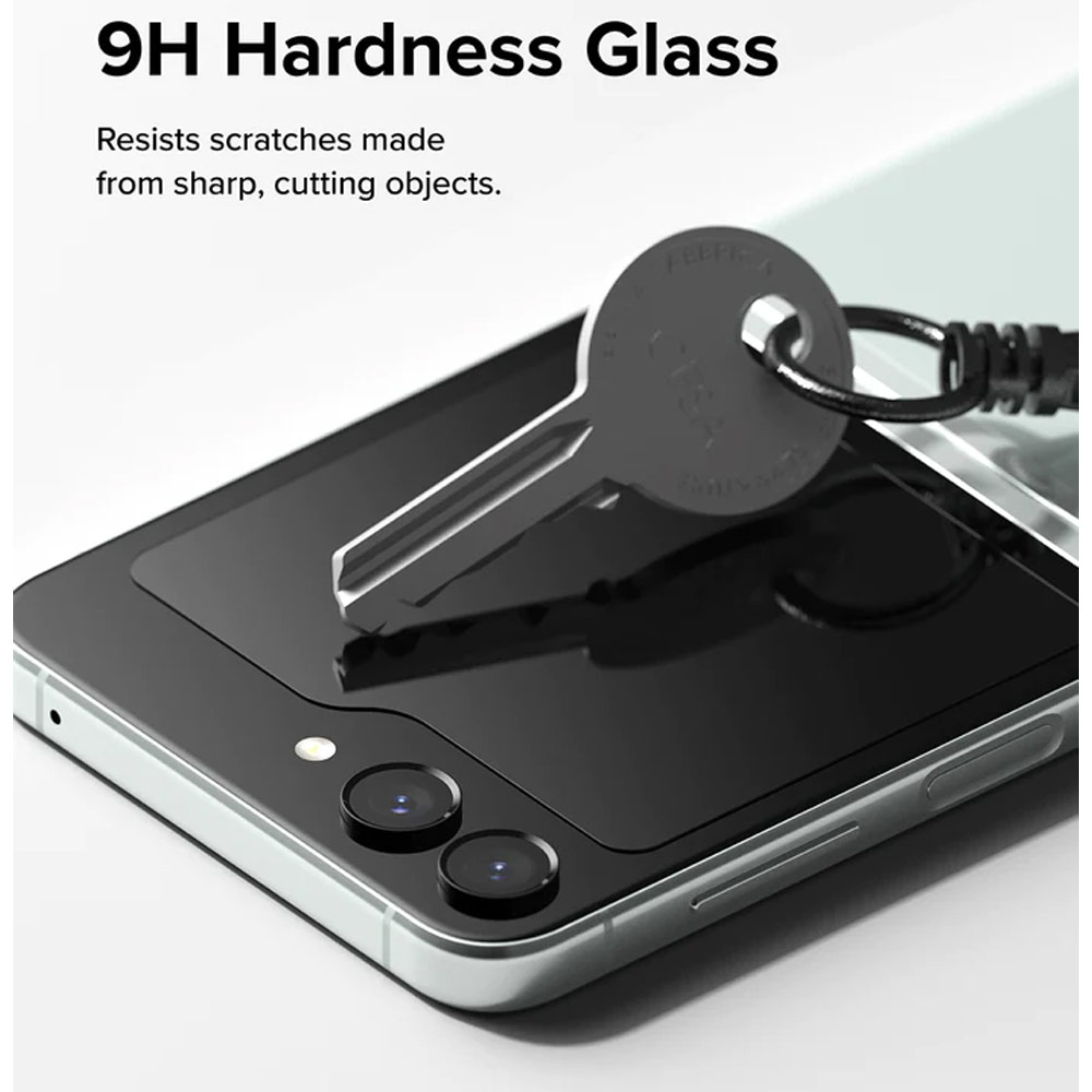 Picture of Samsung Galaxy Z Flip 5 | Ringke Front Cover Display Glass Tempered Glass Protector for Samsung Galaxy Z Flip 5 (2pcs)