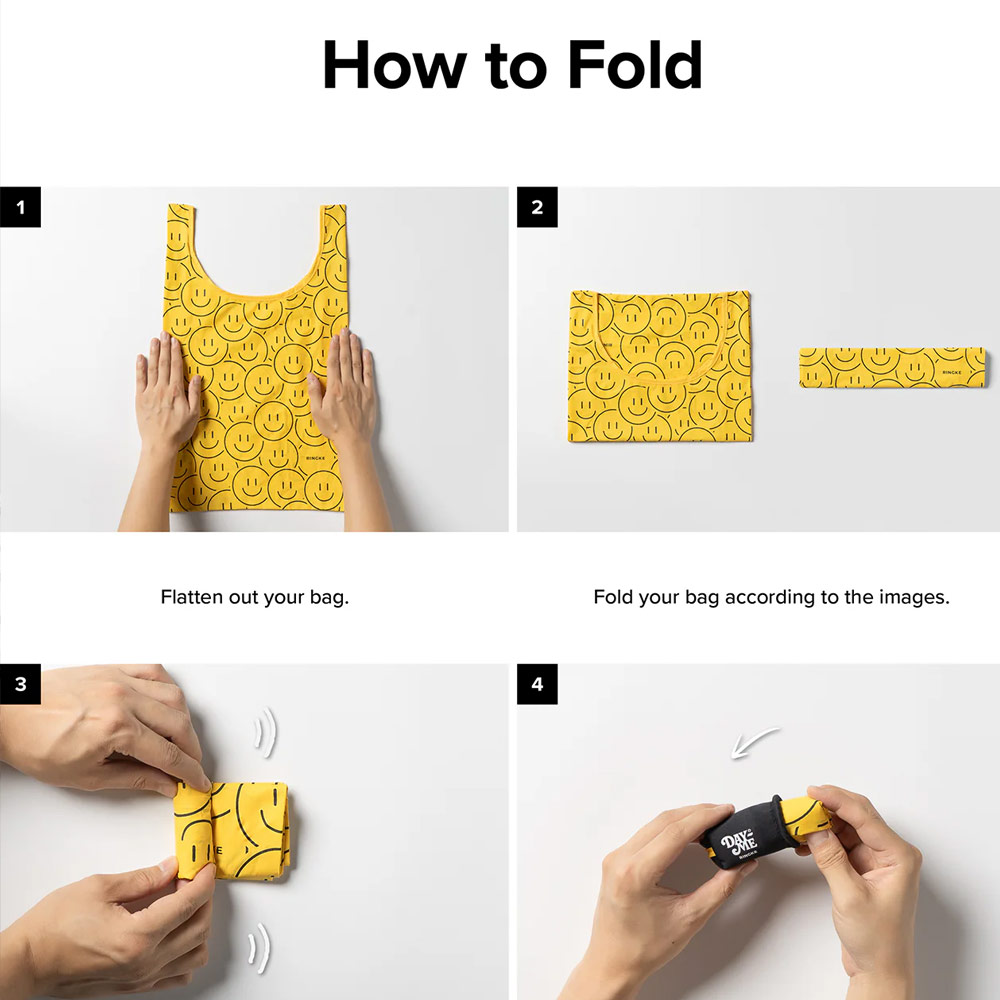 Picture of Ringke Day-Me Nylon Lightweight Easy Folding Hand Carry Bag (Receipt)