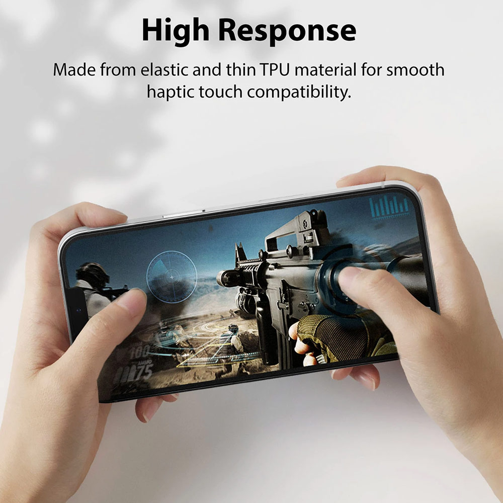 Picture of Apple iPhone 13 Pro Max 6.7 Screen Protector | Ringke Dual Easy Film Matte Screen Protector for Apple iPhone 13 Pro Max 6.7 (Matte 2pcs)