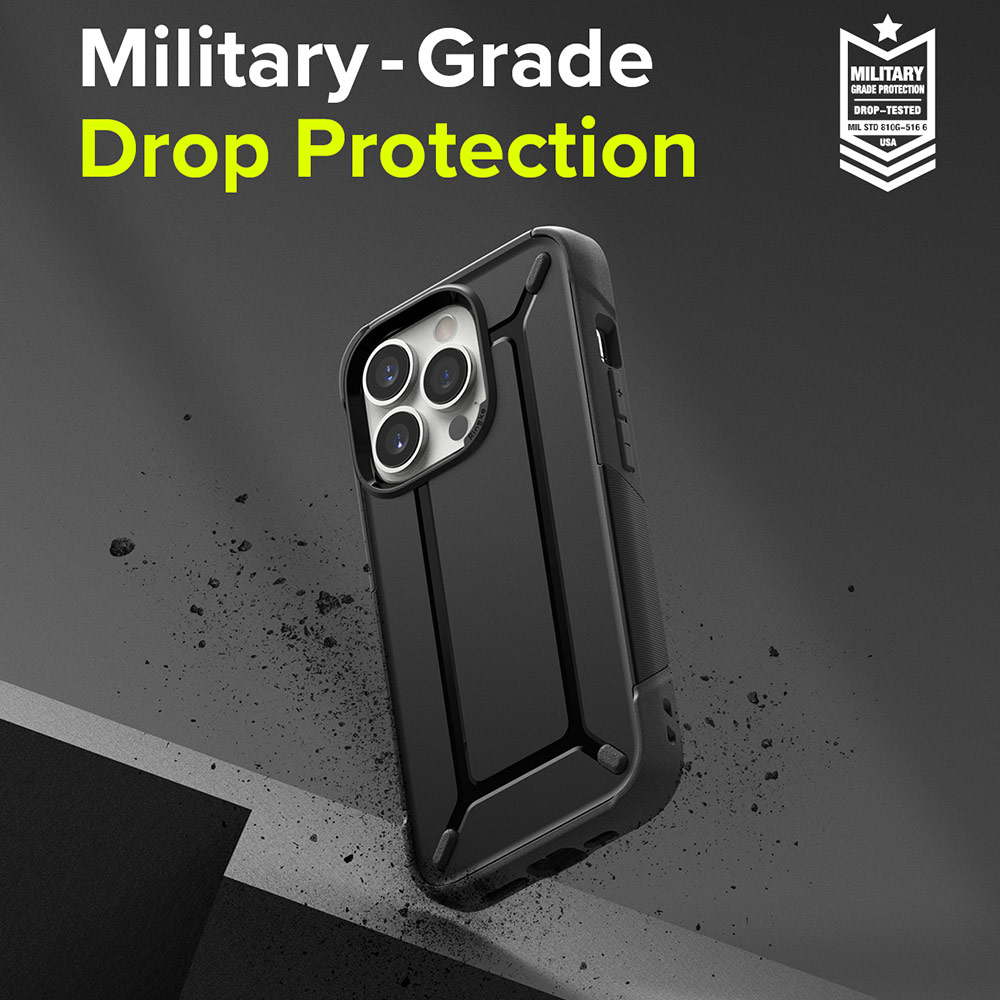 Picture of Apple iPhone 13 Pro Max 6.7 Case | Ringke DX Drop Protection Case Anti Finger Print Case for Apple iPhone 13 Pro Max 6.7 (Black)