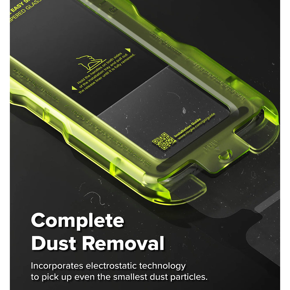 Picture of Apple iPhone 17 Pro 6.3 Screen Protector | Ringke Easy Slide Tempered Glass Screen Protector for iPhone 17 Pro Max 6.3 (Anti Reflection)