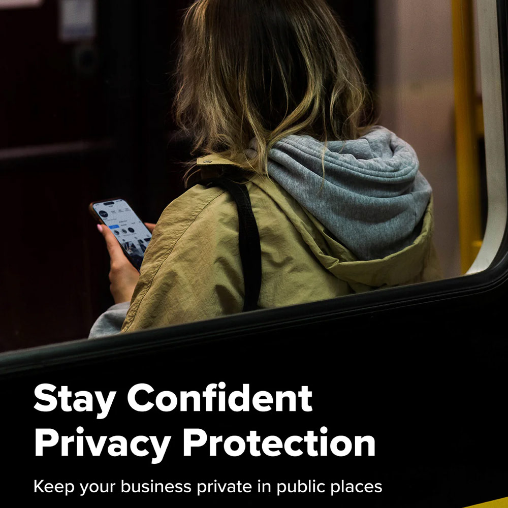 Picture of Apple iPhone 17 Pro 6.3 Screen Protector | Ringke Easy Slide Privacy Tempered Glass Screen Protector for iPhone 17 Pro 6.3  (Privacy) 2pcs