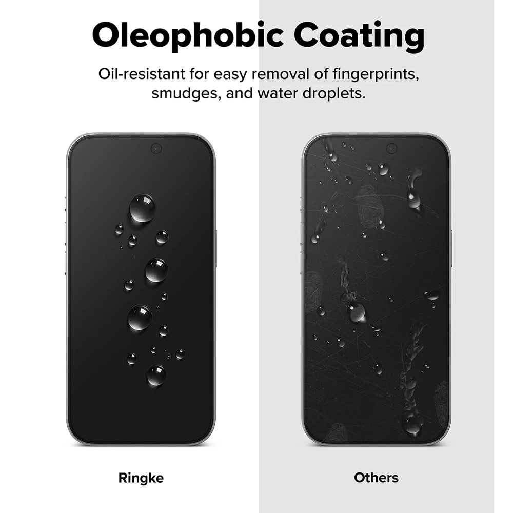 Picture of Apple iPhone 17 Pro 6.3 Screen Protector | Ringke Easy Slide Privacy Tempered Glass Screen Protector for iPhone 17 Pro 6.3  (Privacy) 2pcs