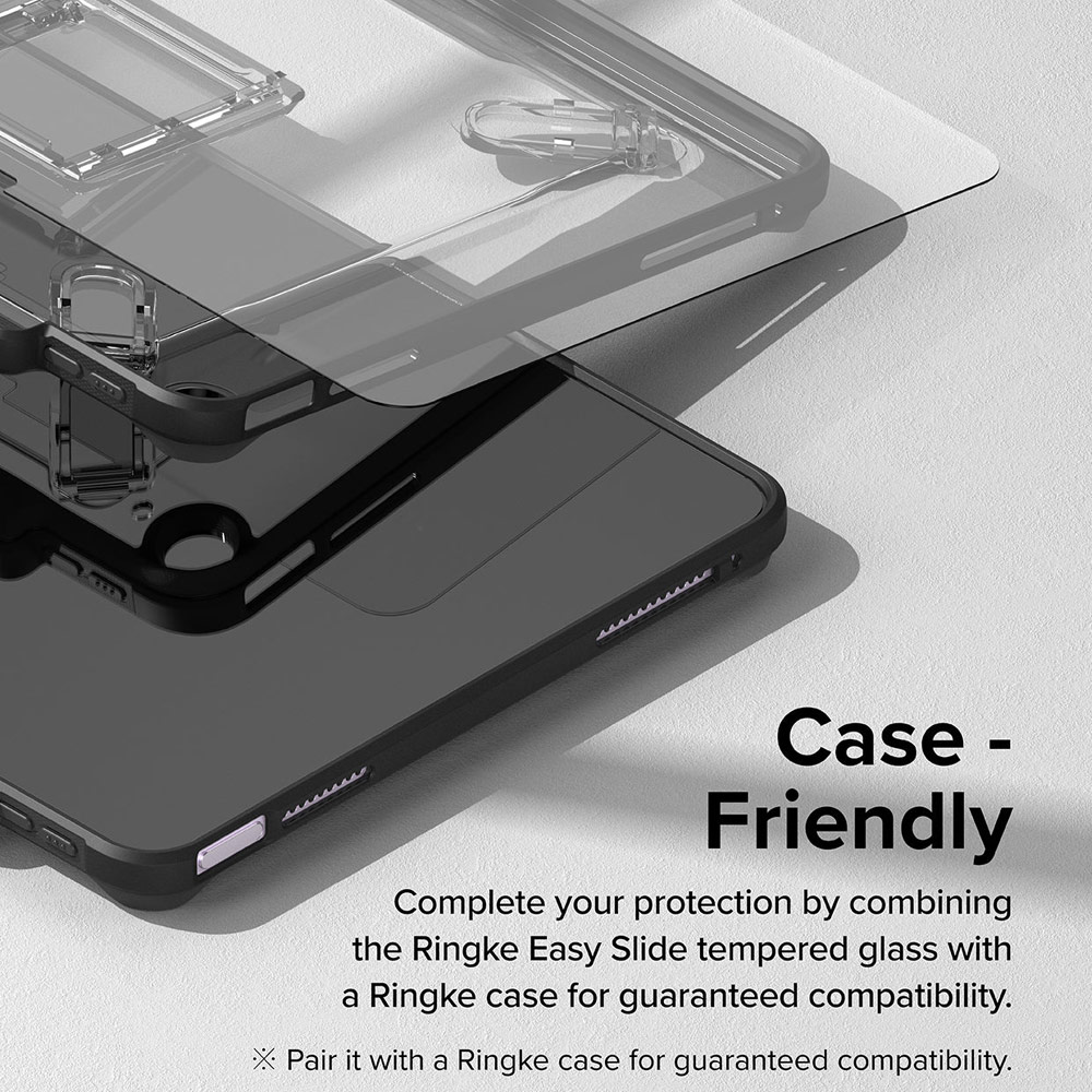 Picture of Apple iPad Air 13 M3 2025 Screen Protector | Ringke Easy Slide Tempered Glass Screen Protector for iPad Air 13" M2 2024 M3 2025 (Clear)