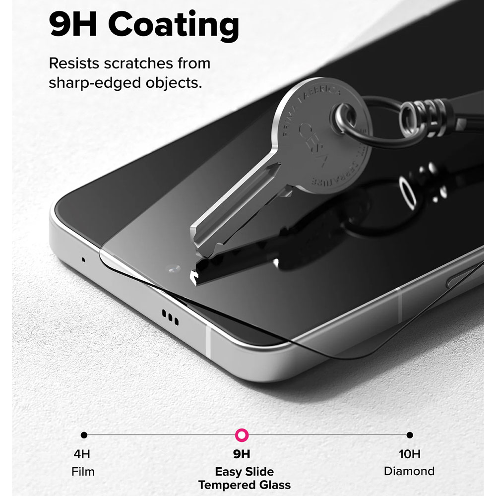 Picture of Nothing Phone 3 Screen Protector | Ringke Easy Slide Tempered Glass Screen Protector for Nothing Phone 3 (Clear) 2pcs
