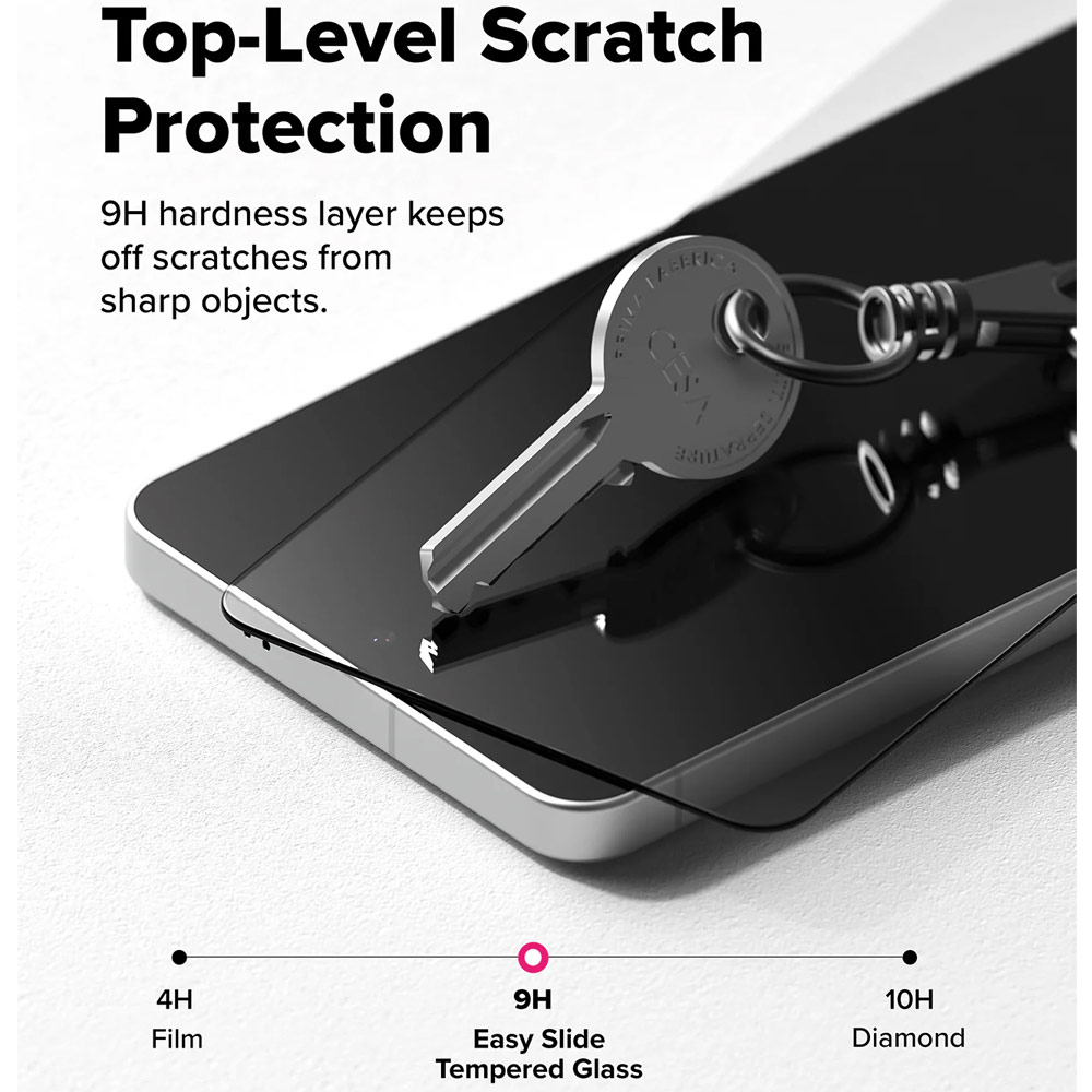 Picture of Samsung Galaxy S26 Plus Screen Protector | Ringke Easy Slide Tempered Glass Screen Protector for Samsung Galaxy S26 Plus(Clear) 2pcs