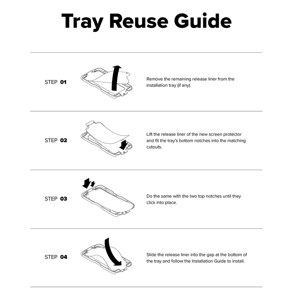 Picture of Samsung Galaxy S26 Plus Screen Protector | Ringke Easy Slide Tempered Glass Screen Protector for Samsung Galaxy S26 Plus(Clear) 2pcs