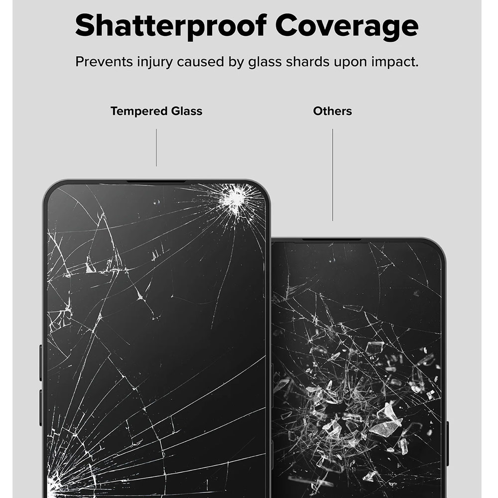 Picture of Nothing Phone 3a Screen Protector | Ringke Easy Slide Tempered Glass Screen Protector for Nothing Phone 3a | Pro (Clear) 2pcs