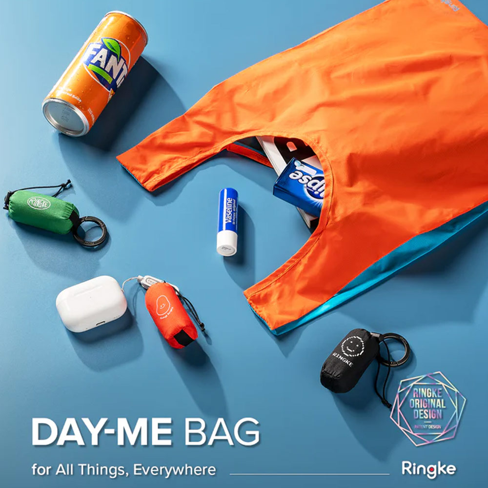 Picture of Ringke Day-Me Nylon Lightweight Easy Folding Hand Carry Bag (Pixel)