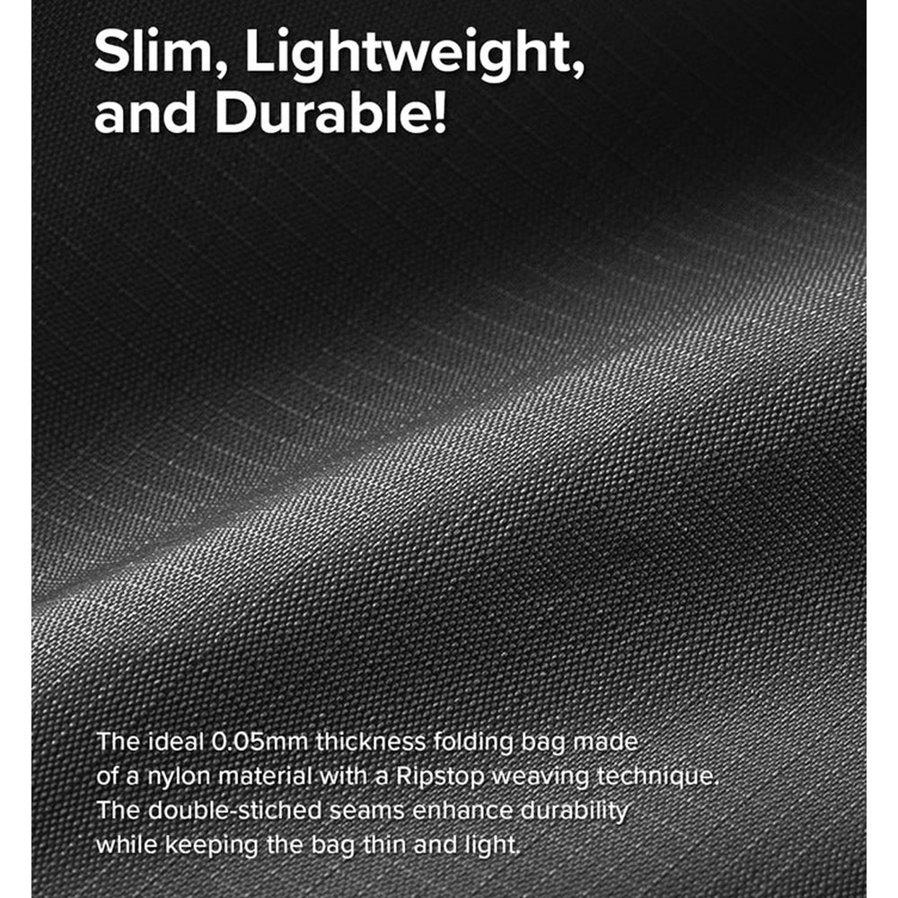 Picture of Ringke Day-Me Nylon Lightweight Easy Folding Hand Carry Bag (Pixel)