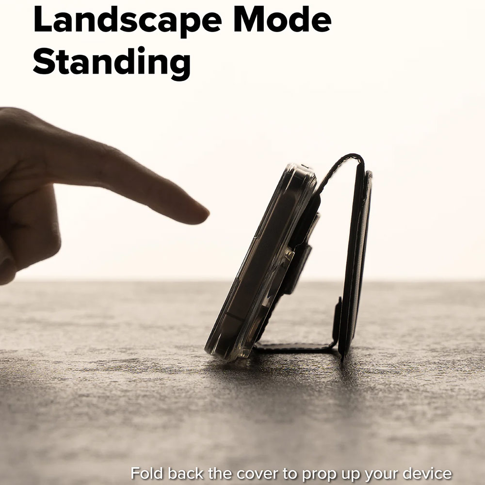 Picture of Apple iPhone 15 Plus 6.7  | Ringke Folio Grip Wallet Magnetic Flip Cover Card Holder for iPhone 16 Pro Max iPhone 16 Plus (Brown)