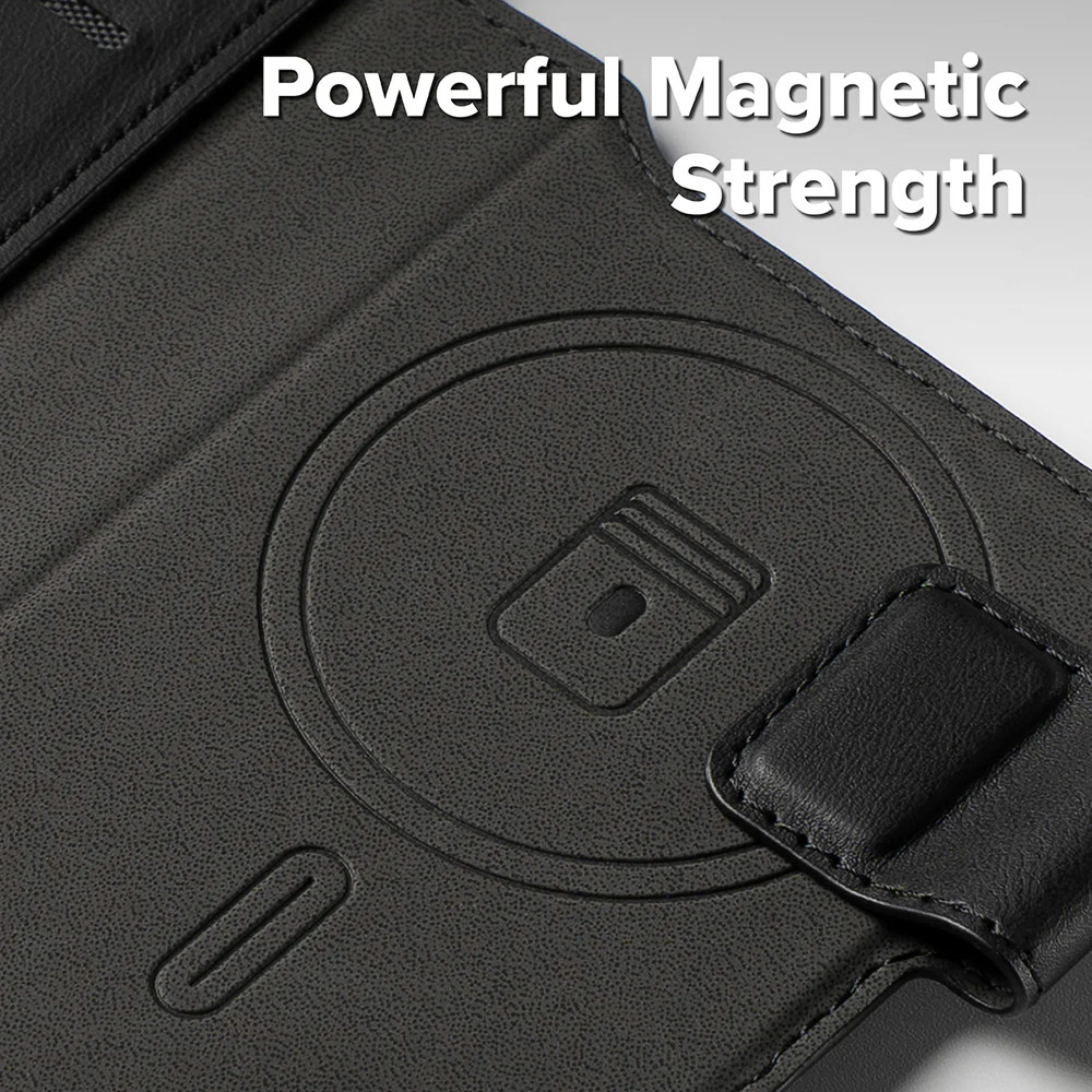 Picture of Apple iPhone 17 Pro 6.3  | Ringke Folio Grip Wallet Magnetic Storage capacity of 3 card slots and a large hidden pocket for iPhone 17 Pro 6.3 (Black)