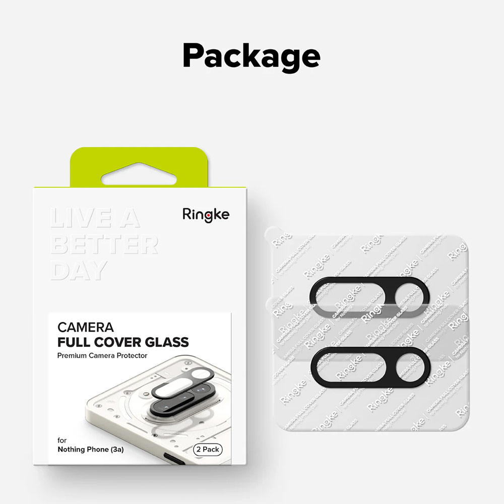 Picture of Nothing Phone 3a  | Ringke Camera Glass Protector for Nothing Phone (3a) (2pcs)