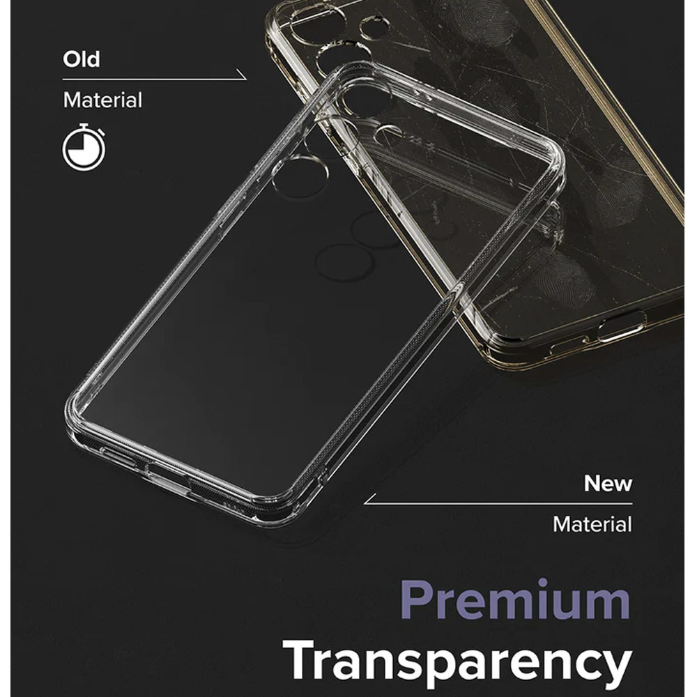 Picture of Samsung Galaxy S24 Case | Ringke Fusion Drop Protection Case for Samsung Galaxy S24 (Clear)