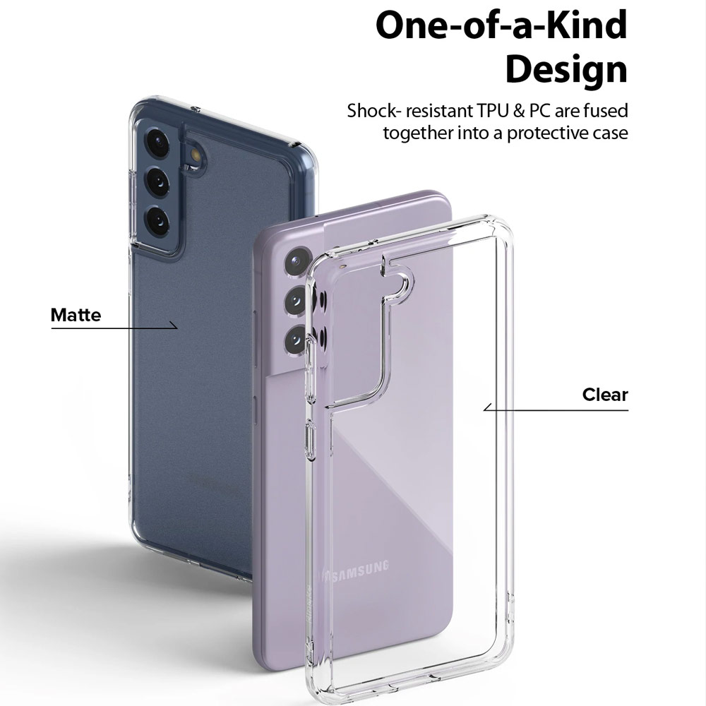 Picture of Samsung Galaxy S21 FE Case | Ringke Fusion Clear Protection Case for Galaxy S21 FE (Clear)