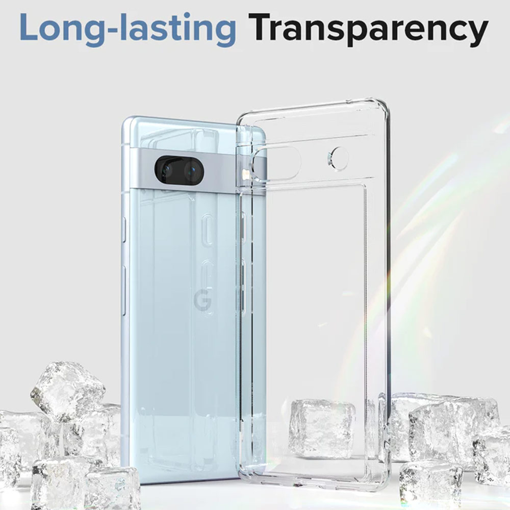Picture of Google Pixel 7a  | Ringke Fusion Hybrid Clear Protection for Google Pixel 7a (Clear)
