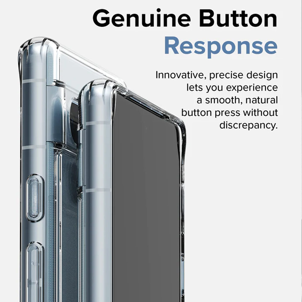 Picture of Google Pixel 7a  | Ringke Fusion Hybrid Clear Protection for Google Pixel 7a (Matte Clear)