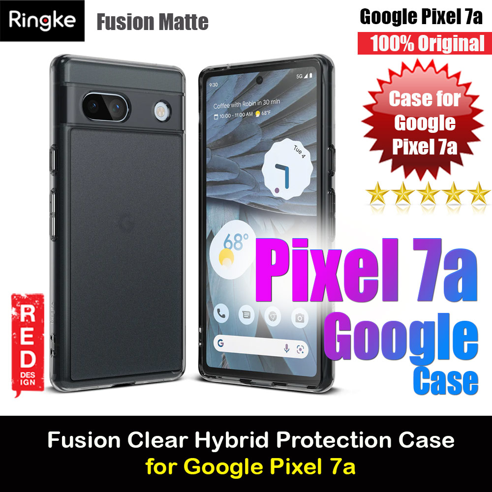 Picture of Ringke Fusion Hybrid Clear Protection for Google Pixel 7a (Matte Smoke Black) Google Pixel 7a- Google Pixel 7a Cases, Google Pixel 7a Covers, iPad Cases and a wide selection of Google Pixel 7a Accessories in Malaysia, Sabah, Sarawak and Singapore 