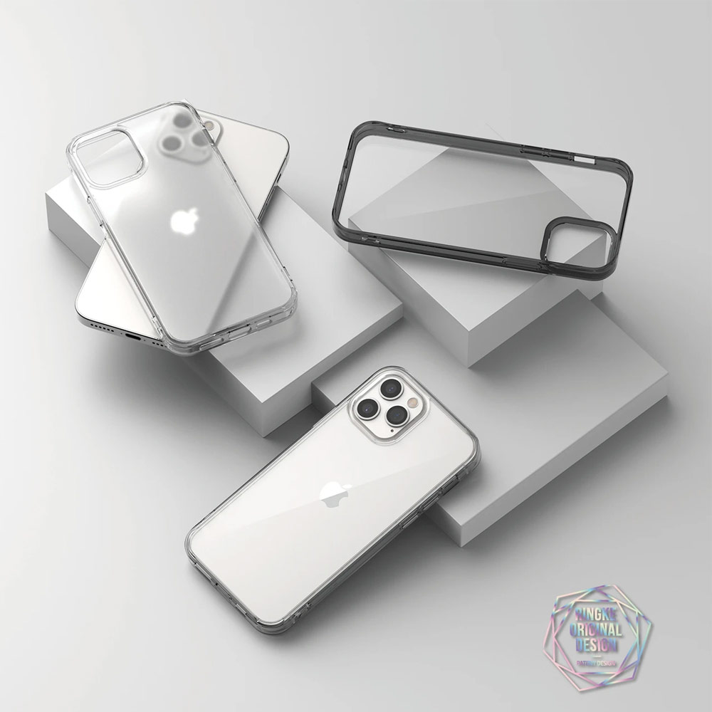 Picture of Apple iPhone 12 6.1 Case | Ringke Fusion Protection Case for Apple iPhone 12 iPhone 12 Pro 6.1 (Clear)