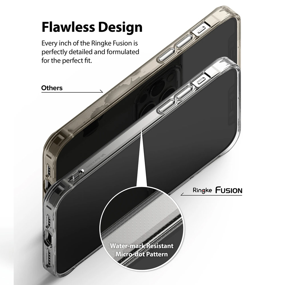 Picture of Apple iPhone 12 6.1 Case | Ringke Fusion Protection Case for Apple iPhone 12 iPhone 12 Pro 6.1 (Clear)