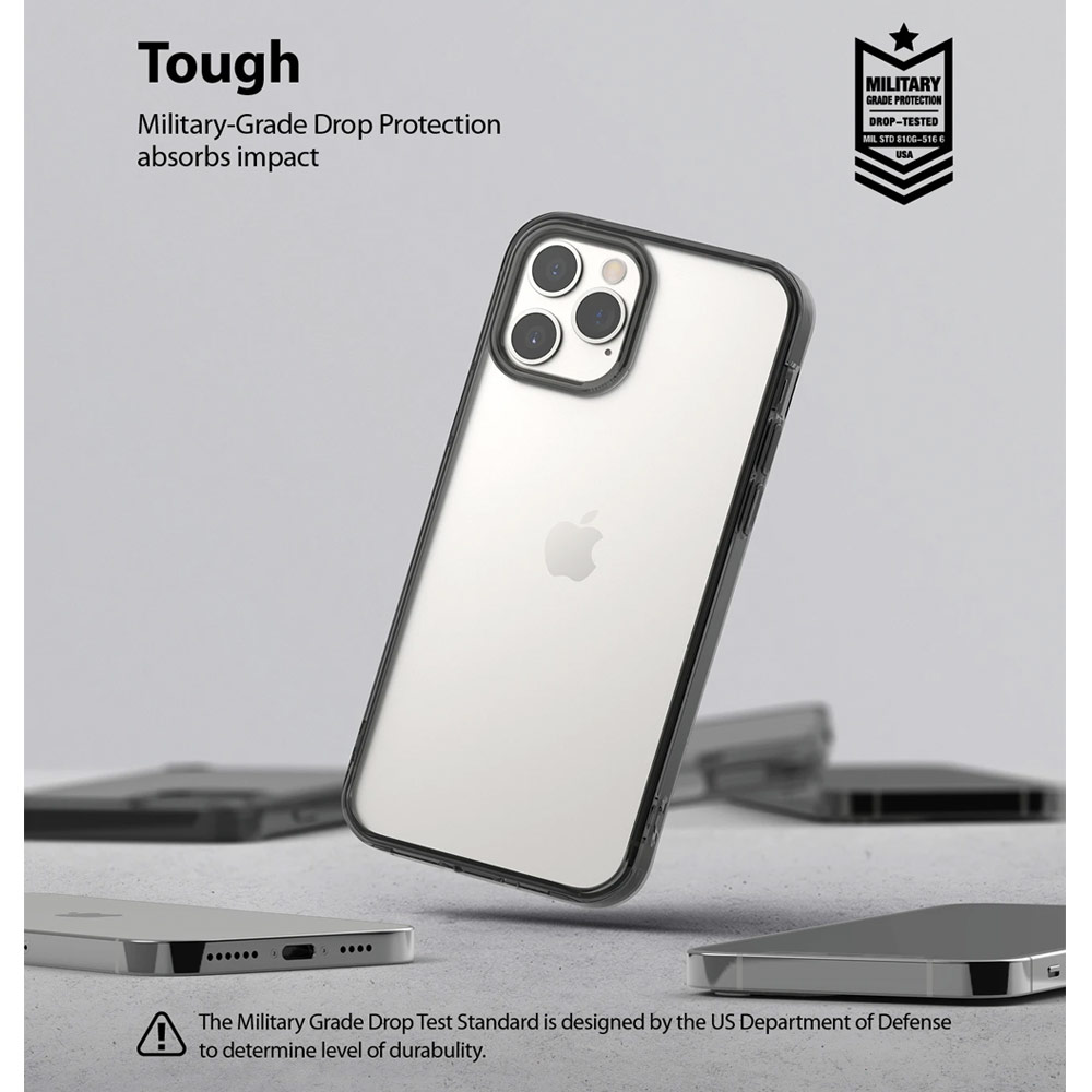 Picture of Apple iPhone 12 6.1 Case | Ringke Fusion Protection Case for Apple iPhone 12 iPhone 12 Pro 6.1 (Clear)
