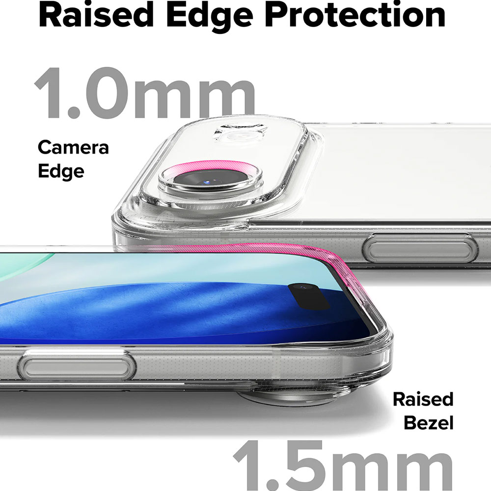 Picture of Apple iPhone Air 6.5 Case | Ringke Fusion Slim Drop Protection Case for iPhone Air 6.5 (Clear)