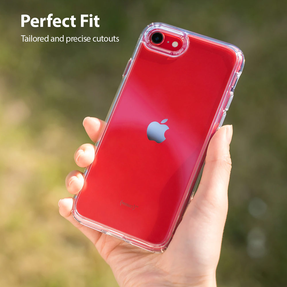 Picture of Apple iPhone 7 4.7 Case | Ringke Fusion Drop Protection Case for iPhone SE 2020 2022 iPhone 7 iPhone 8 Case (Clear)