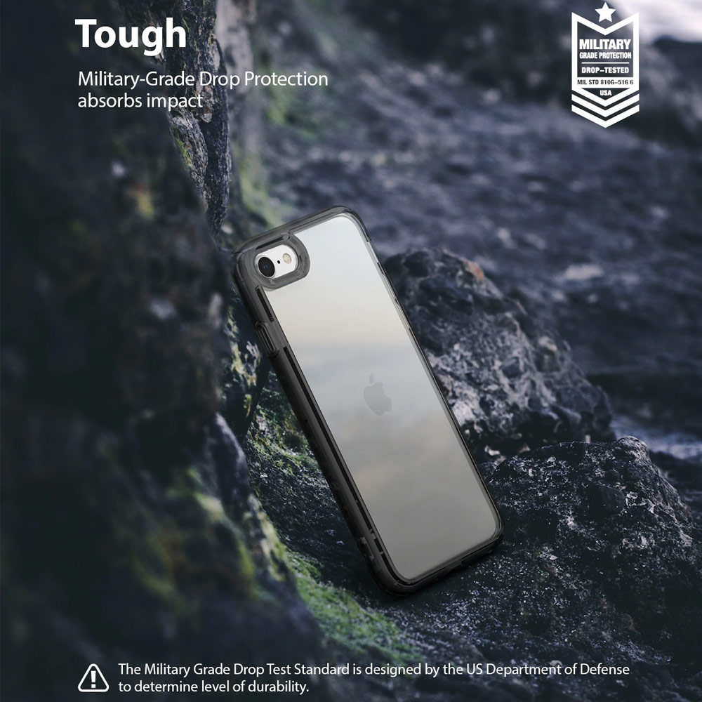 Picture of Apple iPhone 7 4.7 Case | Ringke Fusion Drop Protection Case for iPhone SE 2020 2022 iPhone 7 iPhone 8 Case (Clear)