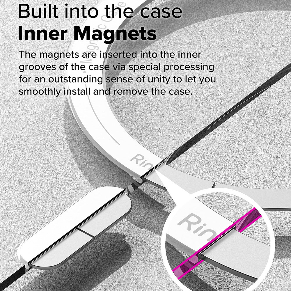 Picture of Google Pixel 9a Case | Ringke Fusion Magnetic Clear Drop Drop Protection Case for Google Pixel 9a (Clear)