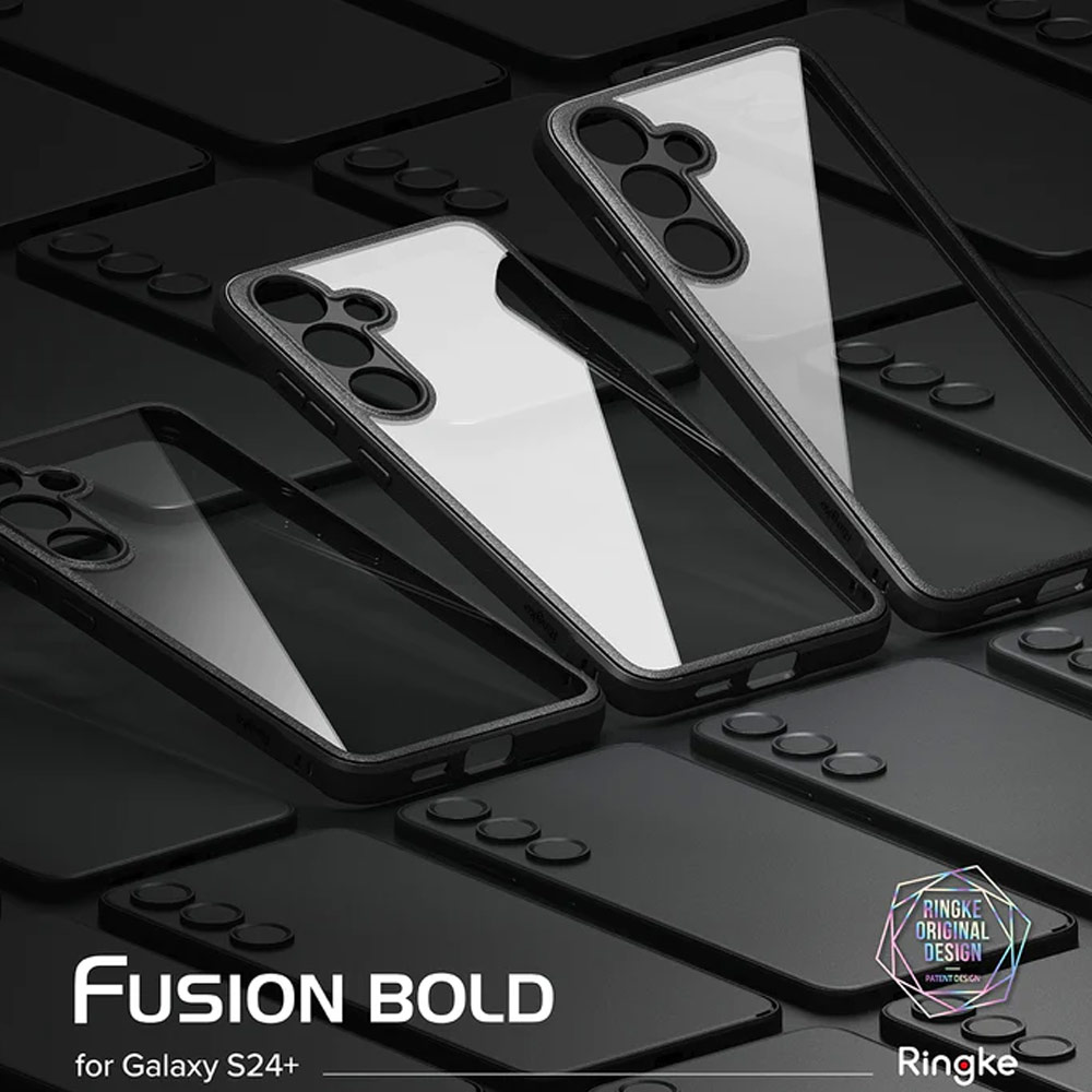 Picture of Samsung Galaxy S24 Plus Case | Ringke Fusion Bold Drop Protection Case for Samsung Galaxy S24 Plus (Black)