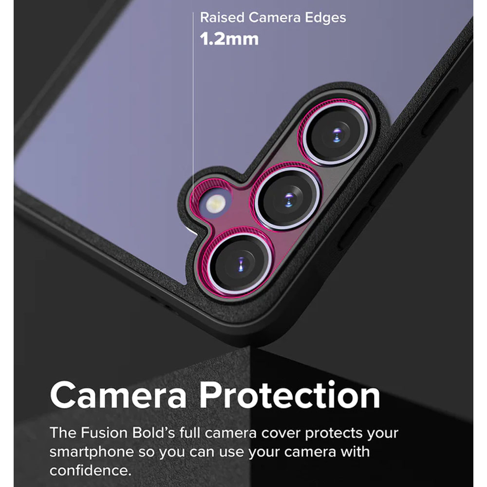 Picture of Samsung Galaxy S24 Plus Case | Ringke Fusion Bold Drop Protection Case for Samsung Galaxy S24 Plus (Black)