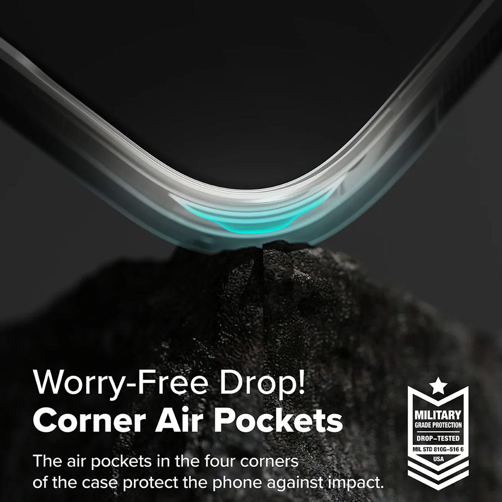 Picture of Samsung Galaxy S25 Case | Ringke Fusion Bold Transparent Protection Case for Samsung Galaxy S25 (Black)