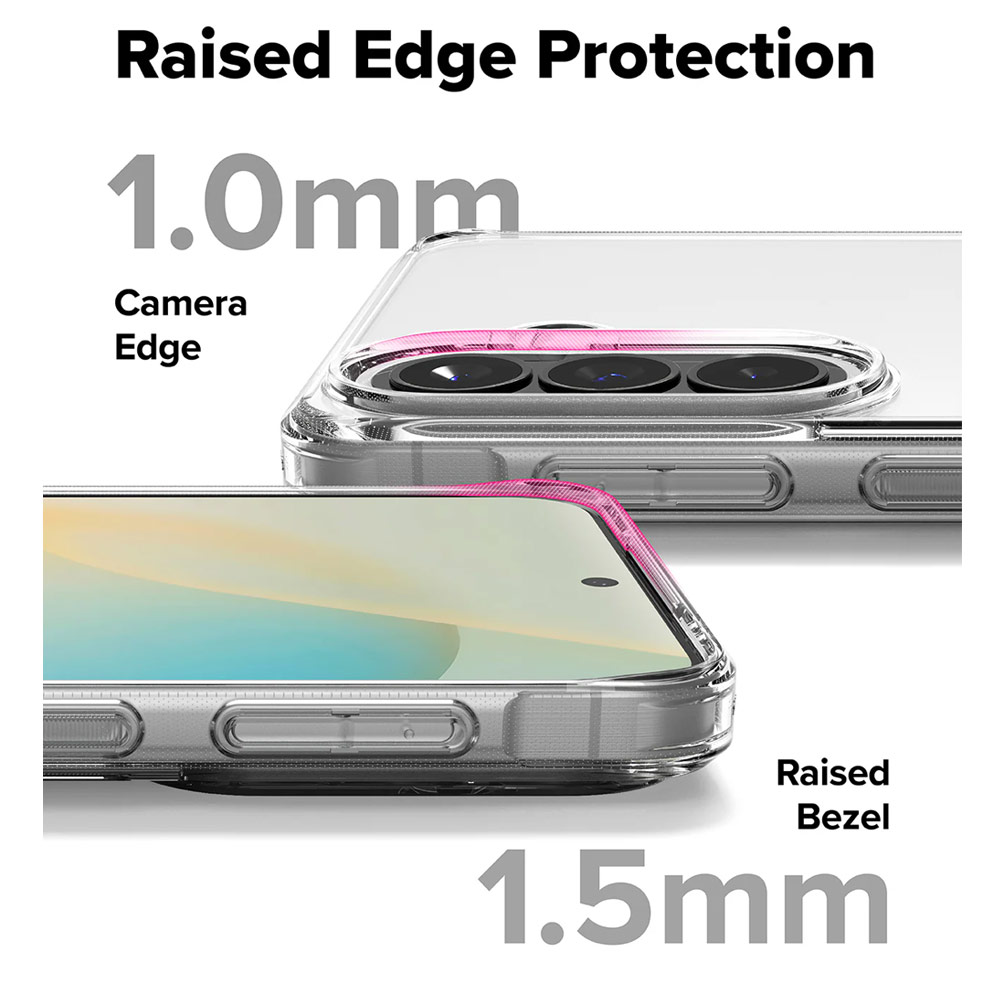 Picture of Samsung Galaxy A57 Case | Ringke Fusion Card Transparent Hybrid Card Holder Protection Case for Samsung Galaxy A57 (Clear)