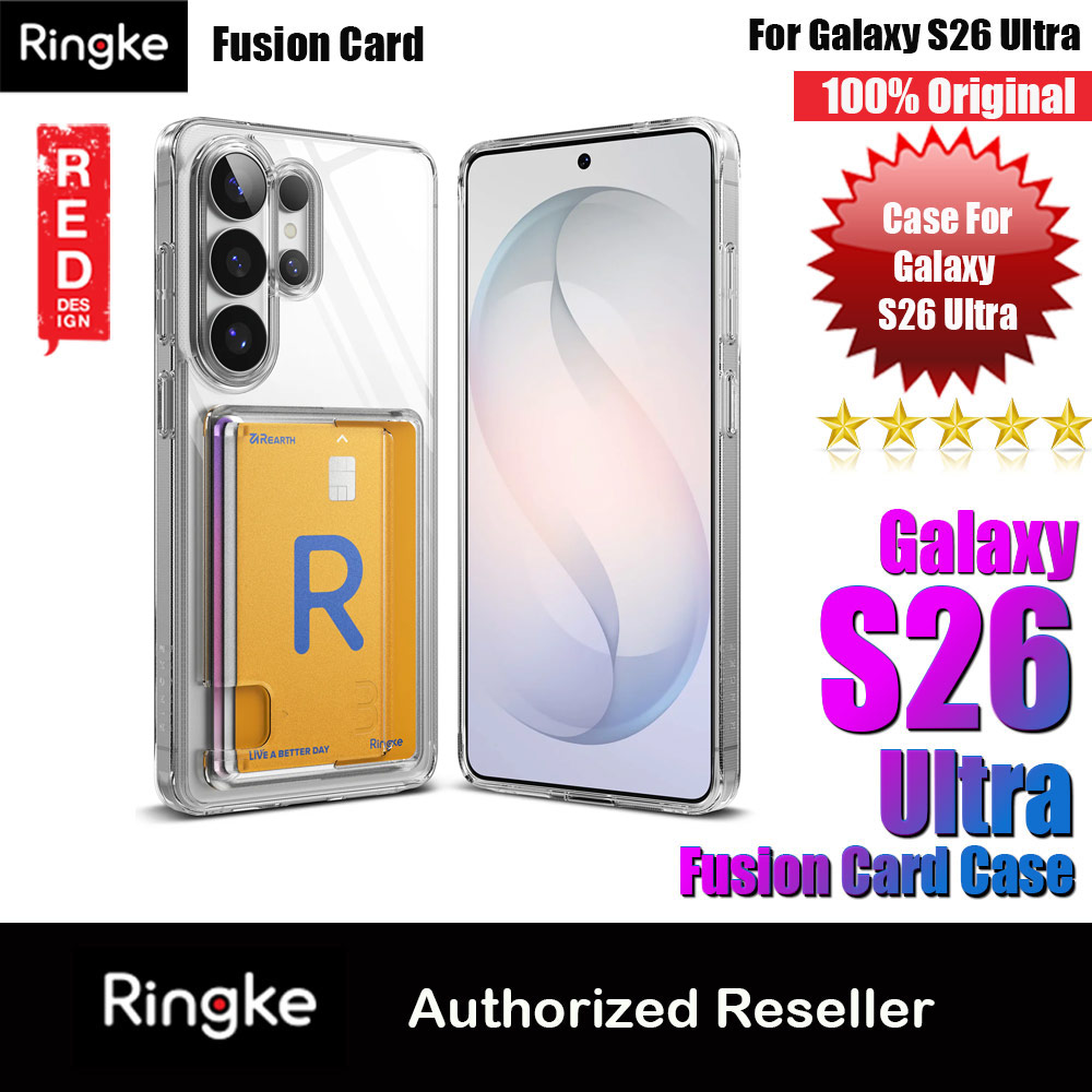 Picture of Ringke Fusion Card Holder Protection Case for Samsung Galaxy S26 Ultra (Clear) Samsung Galaxy S26 Ultra- Samsung Galaxy S26 Ultra Cases, Samsung Galaxy S26 Ultra Covers, iPad Cases and a wide selection of Samsung Galaxy S26 Ultra Accessories in Malaysia, Sabah, Sarawak and Singapore 
