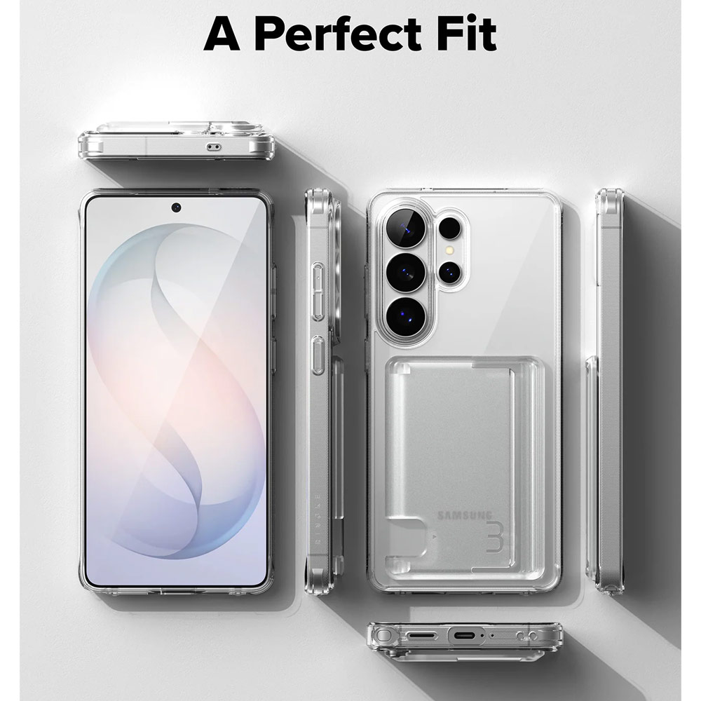 Picture of Samsung Galaxy S26 Ultra Case | Ringke Fusion Card Holder Protection Case for Samsung Galaxy S26 Ultra (Clear)