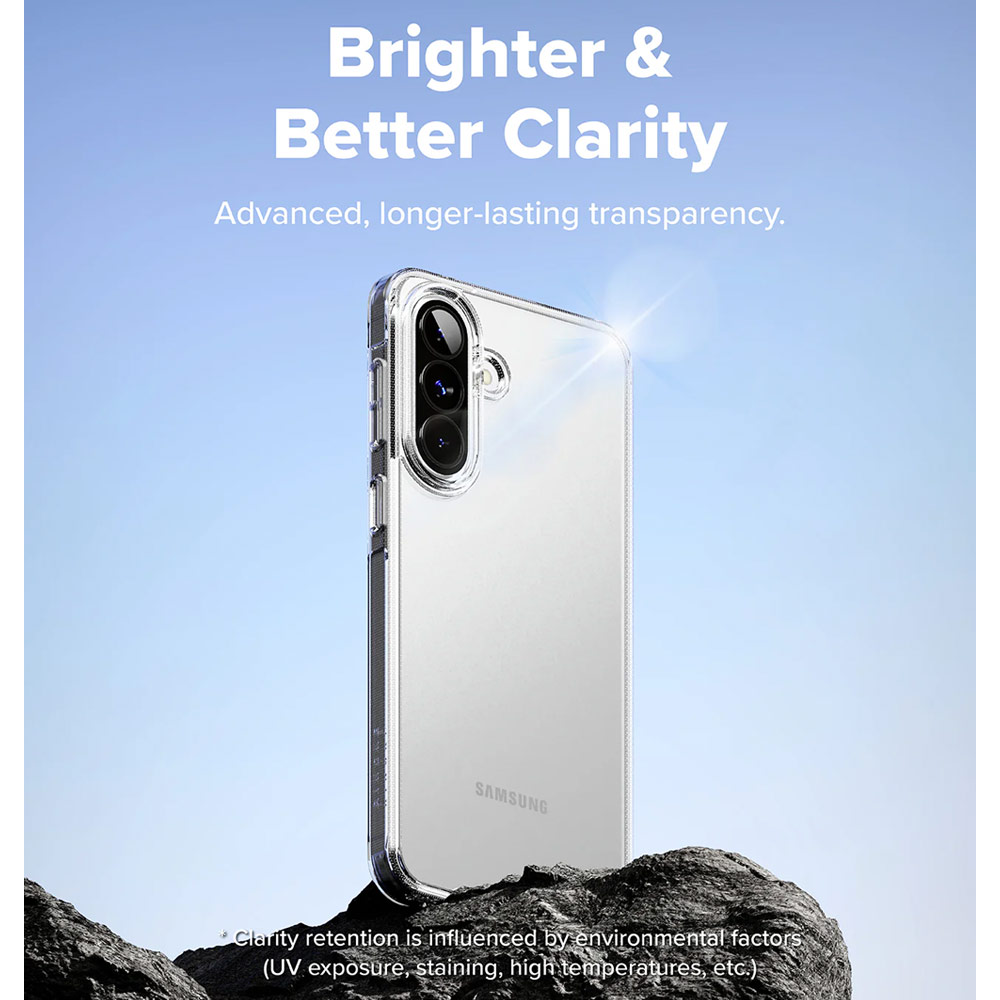 Picture of Samsung Galaxy A57 Case | Ringke Fusion Transparent Hybrid Protection Case for Samsung Galaxy A57 (Clear)