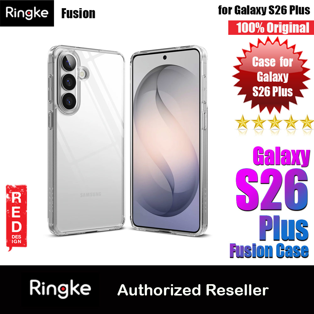 Picture of Ringke Fusion Transparent Protection Case for Samsung Galaxy S26 Plus (Clear) Samsung Galaxy S26 Plus- Samsung Galaxy S26 Plus Cases, Samsung Galaxy S26 Plus Covers, iPad Cases and a wide selection of Samsung Galaxy S26 Plus Accessories in Malaysia, Sabah, Sarawak and Singapore 