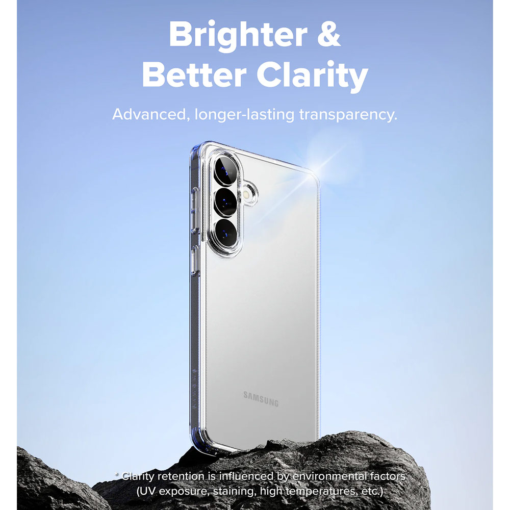 Picture of Samsung Galaxy S26 Plus Case | Ringke Fusion Transparent Protection Case for Samsung Galaxy S26 Plus (Clear)