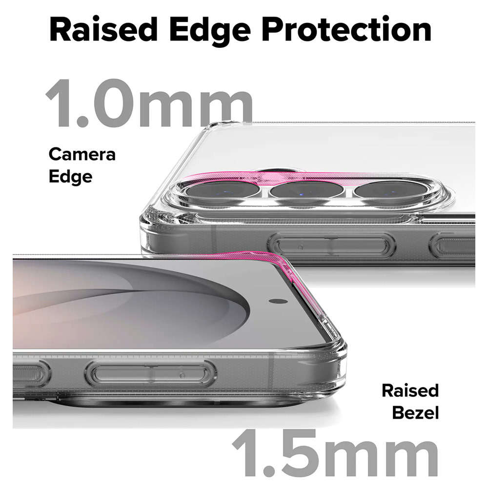 Picture of Samsung Galaxy S26 Plus Case | Ringke Fusion Transparent Protection Case for Samsung Galaxy S26 Plus (Clear)