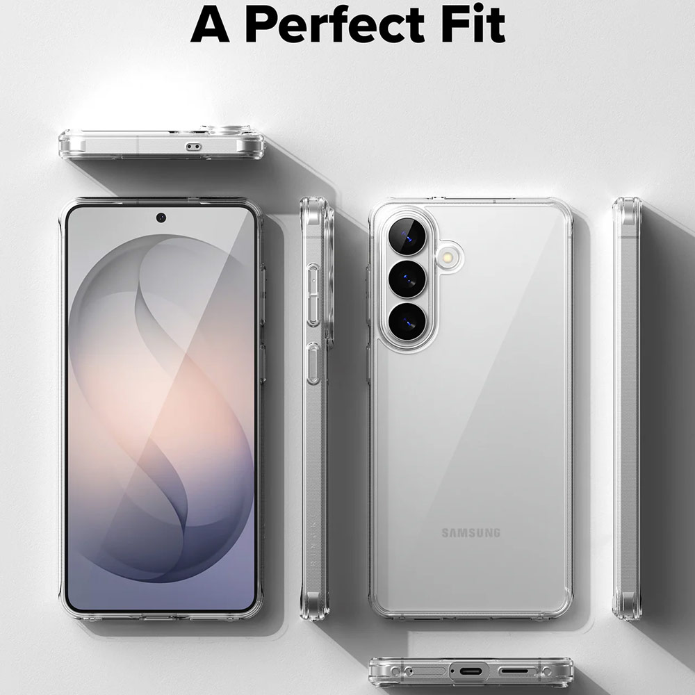 Picture of Samsung Galaxy S26 Plus Case | Ringke Fusion Transparent Protection Case for Samsung Galaxy S26 Plus (Clear)