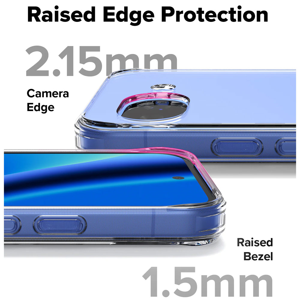 Picture of Samsung Galaxy A57 Case | Ringke Fusion Transparent Hybrid Protection Case for Google Pixel 10a (Clear)