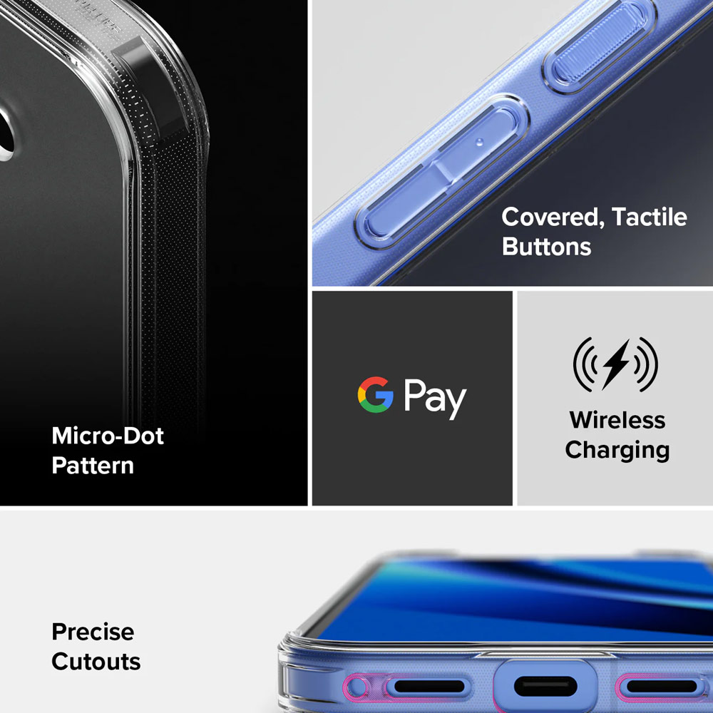 Picture of Samsung Galaxy A57 Case | Ringke Fusion Transparent Hybrid Protection Case for Google Pixel 10a (Matte)