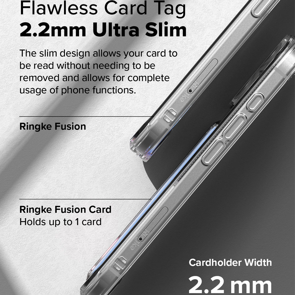 Picture of Apple iPhone 16 6.1 Case | Ringke Fusion Card Drop Protection Case for  iPhone 16 6.1 (Clear)