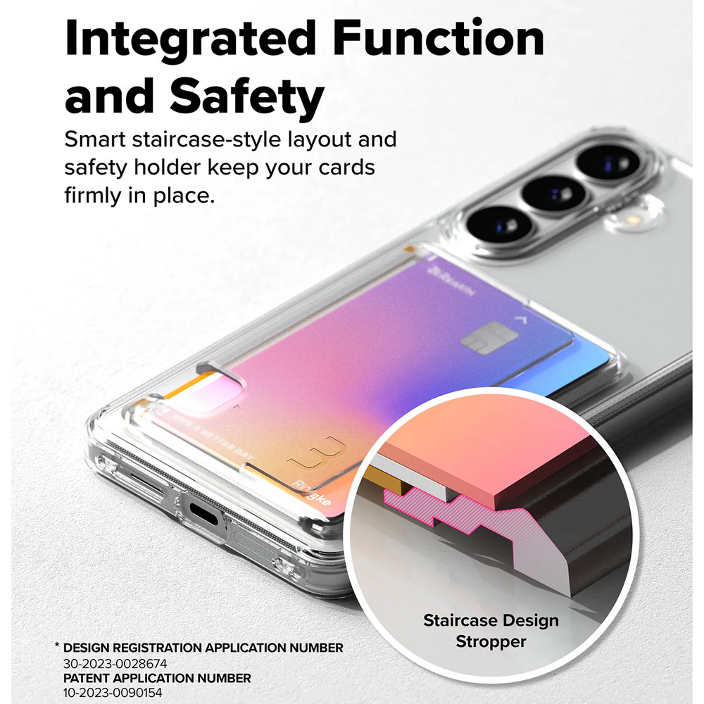 Picture of Samsung Galaxy S26 Plus Case | Ringke Fusion Card Holder Protection Case for Samsung Galaxy S26 Plus(Clear)