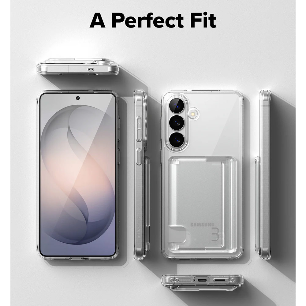 Picture of Samsung Galaxy S26 Plus Case | Ringke Fusion Card Holder Protection Case for Samsung Galaxy S26 Plus(Clear)